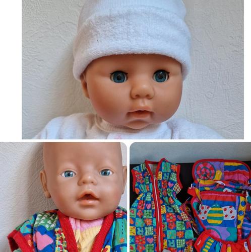 SET! 2x Pop Baby Born + Baby Annabel met veel accessoires!, Kinderen en Baby's, Speelgoed | Poppen, Zo goed als nieuw, Babypop