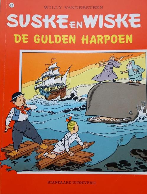 Suske en Wiske 236 De Gulden harpoen, Boeken, Stripboeken, Eén stripboek, Ophalen of Verzenden