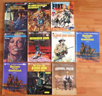 7 stripboeken Fort Navajo Luitenant Blueberry