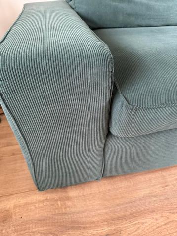 3 Zitsbank Ikea - Kivik - grijsturkoois - Rib stof - afbeelding 6 3 Zitsbank Ikea - Kivik - grijsturkoois - Rib stof - afbeelding 6