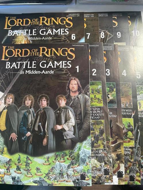 Complete serie LOTR Battle Games 91 delen, Hobby en Vrije tijd, Wargaming, Zo goed als nieuw, Lord of the Rings, Boek of Catalogus