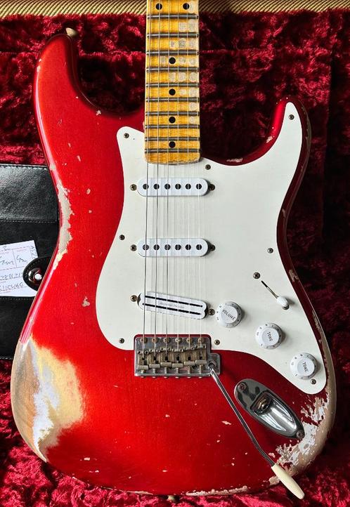 Fender Stratocaster 1957 Heavy Relic met Josefina & Hotrail, Muziek en Instrumenten, Snaarinstrumenten | Gitaren | Elektrisch