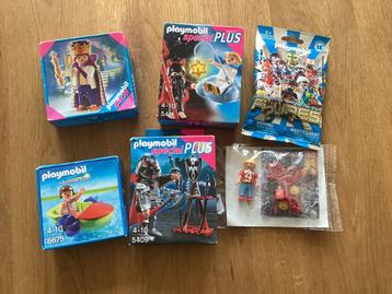 6 nieuwe doosjes/ zakjes van Playmobil