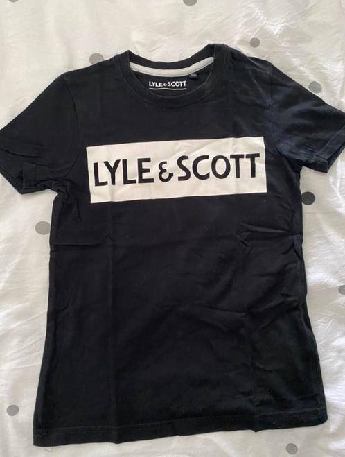 Lyle & Scott shirt 7/8 jaar, Kinderen en Baby's, Kinderkleding | Maat 122, Gebruikt, Jongen, Shirt of Longsleeve, Verzenden
