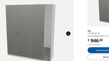 Ikea Pax Kasten Reinsvoll Luxe 175x201 Pax Kledingkast - afbeelding 8 Ikea Pax Kasten Reinsvoll Luxe 175x201 Pax Kledingkast - afbeelding 8