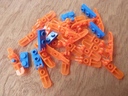 LEGO: Partijtje Transparant neon oranje ski's, Kinderen en Baby's, Speelgoed | Duplo en Lego, Gebruikt, Lego, Ophalen of Verzenden