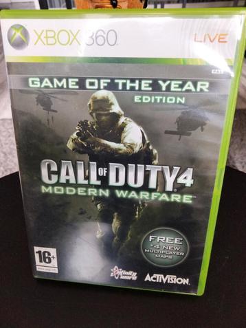 Game call of duty 4 modern warfare voor Xbox 360