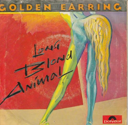 Golden Earring - Long Blond Animal & Triple Treat NEDERPOP, Cd's en Dvd's, Vinyl Singles, Gebruikt, Pop, Ophalen of Verzenden