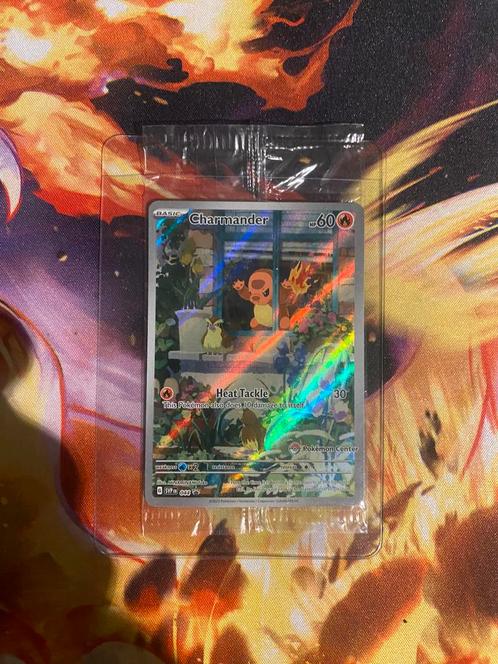 Charmander Pokémon Center Promo SEALED, Hobby en Vrije tijd, Verzamelkaartspellen | Overige, Zo goed als nieuw, Ophalen of Verzenden