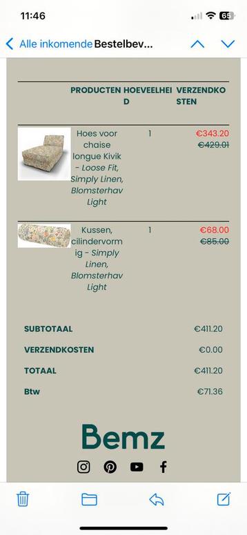 Ikea kivik chaise + Bemz linnen hoes - afbeelding 6 Ikea kivik chaise + Bemz linnen hoes - afbeelding 6