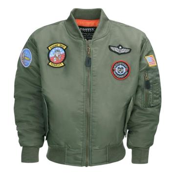 Kinder MA-1 flight jacket (alle maten verkrijgbaar)