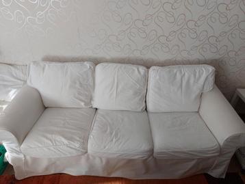 Ikea Ektorp 3-zitsbank - Wit - afbeelding 1 Ikea Ektorp 3-zitsbank - Wit - afbeelding 1