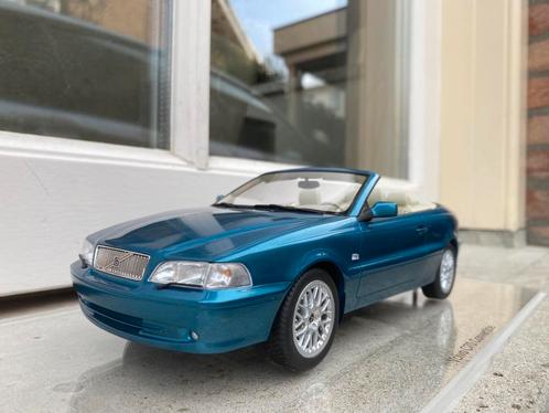 1:18 Volvo C70 Cabrio blauw 1997 DNA Models / JJTOP, Hobby en Vrije tijd, Modelauto's | 1:18, Zo goed als nieuw, Auto, Overige merken
