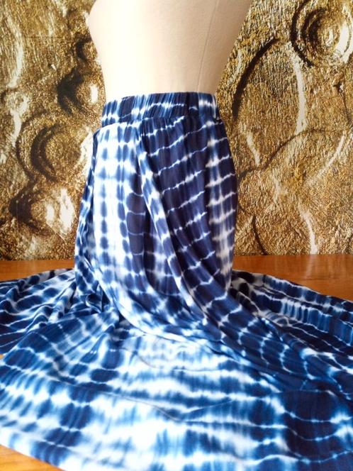 💖 Shibori print lange rok, Kleding | Dames, Rokken, Zo goed als nieuw, Onder de knie, Ophalen of Verzenden