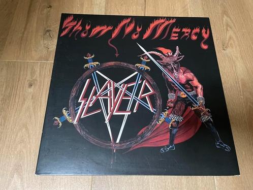 Slayer - Show No Mercy coulered vinyl Grey UK 2009, Cd's en Dvd's, Vinyl | Hardrock en Metal, Zo goed als nieuw, Ophalen of Verzenden