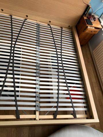 Tweepersoonsbed met 2 bedlades (Malm, Ikea) - afbeelding 3 Tweepersoonsbed met 2 bedlades (Malm, Ikea) - afbeelding 3