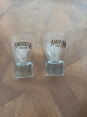 2 Amarula glazen set 