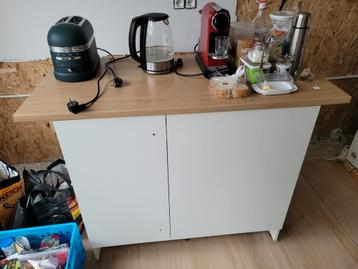 3x Ikea Knoxhult keukendelen, wit/eiken motief - afbeelding 8 3x Ikea Knoxhult keukendelen, wit/eiken motief - afbeelding 8