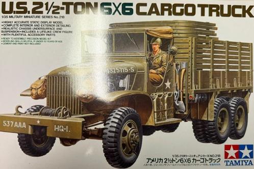 Coelianmodels, Tamiya 35218 GMC 2,5 ton truck, 1/35, € 52,99, Hobby en Vrije tijd, Modelbouw | Auto's en Voertuigen, Nieuw, Tank