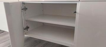 IKEA Besta Wandkast Hoogglans Wit - afbeelding 2 IKEA Besta Wandkast Hoogglans Wit - afbeelding 2