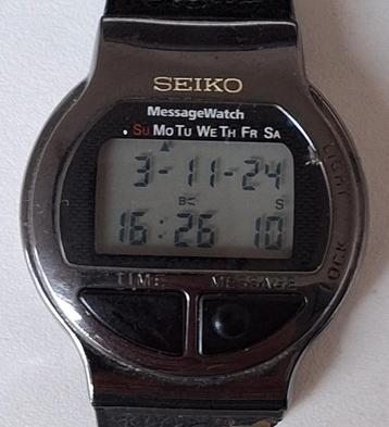 Vintage Seiko Receptor MA52-4A00 Message watch uit jaren 90