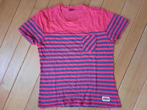 SOHO t- shirt rood blauw streep maat M, Kleding | Heren, T-shirts, Maat 48/50 (M), Ophalen of Verzenden
