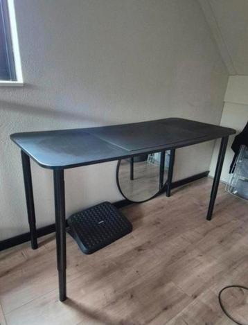 Ikea Bekant bureau 160x80 met Olov poten - afbeelding 1 Ikea Bekant bureau 160x80 met Olov poten - afbeelding 1