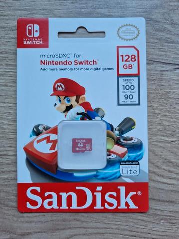 Micro sd kaart voor de Nintendo switch 128 gb Nieuw