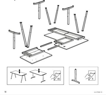 IKEA Galant wit - afbeelding 2 IKEA Galant wit - afbeelding 2