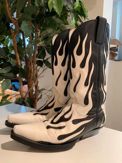 Oaxaka cowboylaarzen 37 western boots bohemian laarzen, Kleding | Dames, Schoenen, Zo goed als nieuw, Hoge laarzen, Wit, Ophalen of Verzenden