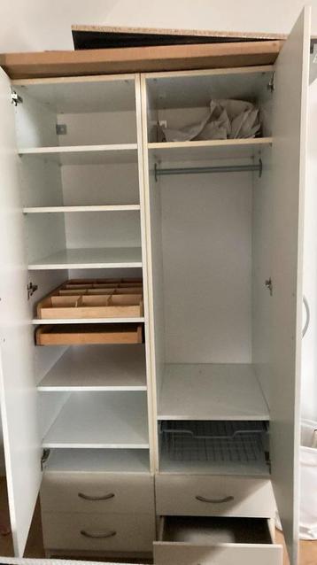 2x pax kast wit. 200x100x60 - afbeelding 2 2x pax kast wit. 200x100x60 - afbeelding 2