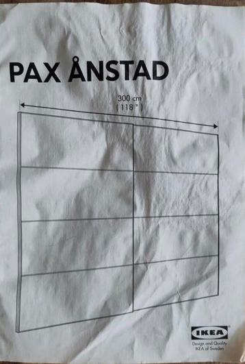 IKEA PAX kast 300 cm Anstad hoogglans schuifdeuren,compleet - afbeelding 9 IKEA PAX kast 300 cm Anstad hoogglans schuifdeuren,compleet - afbeelding 9