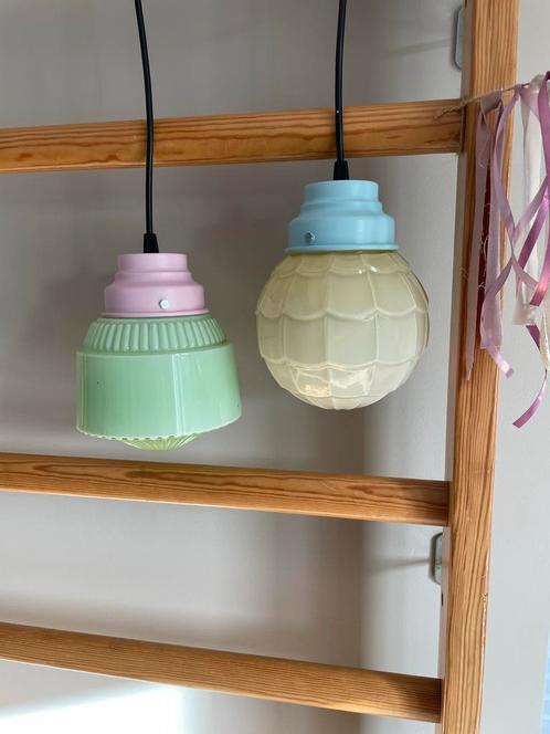 Thabur lamp | hanglamp | art deco bolletje | vintage | retro, Huis en Inrichting, Lampen | Hanglampen, Ophalen of Verzenden