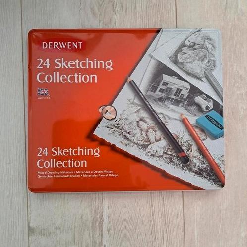 24 Sketching Collection Derwent, Hobby en Vrije tijd, Tekenen, Zo goed als nieuw, Potlood of Stift, Ophalen of Verzenden