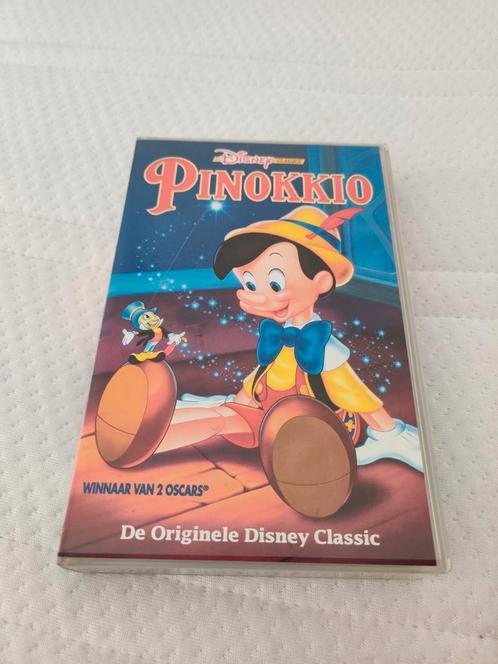 Disney classic Pinokkio, Cd's en Dvd's, VHS | Kinderen en Jeugd, Zo goed als nieuw, Tekenfilms en Animatie, Tekenfilm, Alle leeftijden