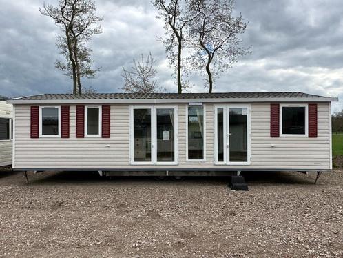 IRM Luminosa Chalet 10,75 x 3,90m Kunststof Airco Winterhard, Caravans en Kamperen, Stacaravans, meer dan 6, Ophalen of Verzenden