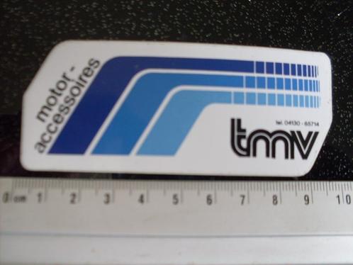 sticker TMV motoraccessoires logo techno motor veghel, Verzamelen, Stickers, Zo goed als nieuw, Bedrijf of Vereniging, Ophalen of Verzenden