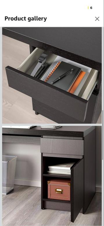 IKEA MALM Bureau - Zo Goed Als Nieuw! - afbeelding 4 IKEA MALM Bureau - Zo Goed Als Nieuw! - afbeelding 4