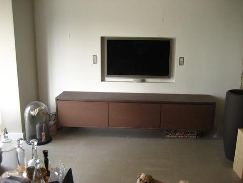 Hang dressoir / TV meubel, Huis en Inrichting, Kasten | Dressoirs, Gebruikt, 100 tot 150 cm, 25 tot 50 cm, Met lade(s), Met klep(pen)
