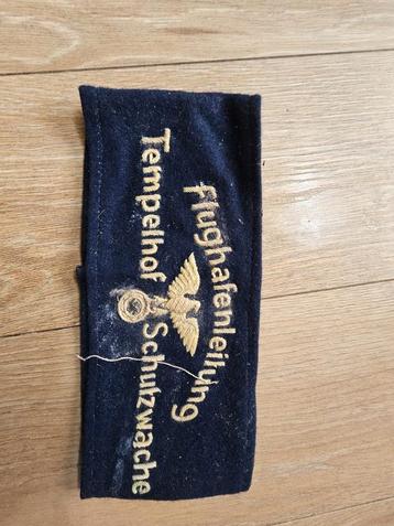 Originele armband flughafen Tempelhof schutzwache origineel 