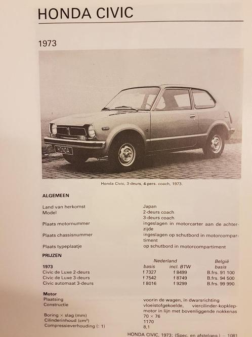 10 x Honda Olyslager Kluwer Vraagbaken 1973-1985 Civic enz., Auto diversen, Handleidingen en Instructieboekjes, Ophalen of Verzenden