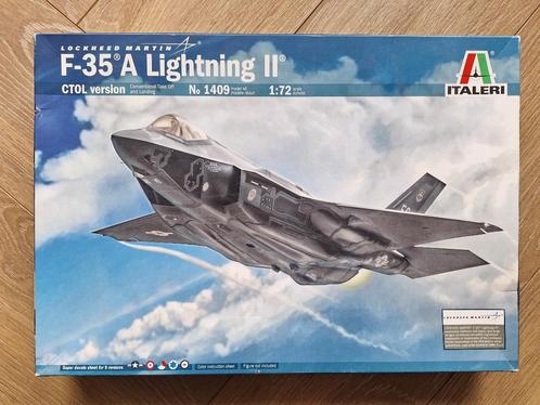 1:72 1/72 Italeri F-35A Lightning II (Klu Decals), Hobby en Vrije tijd, Modelbouw | Vliegtuigen en Helikopters, Zo goed als nieuw
