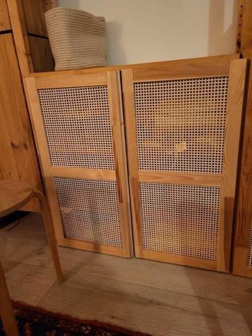 Houten deurtjes voor IKEA IVARsysteem riet/webbing. Hout - afbeelding 2 Houten deurtjes voor IKEA IVARsysteem riet/webbing. Hout - afbeelding 2