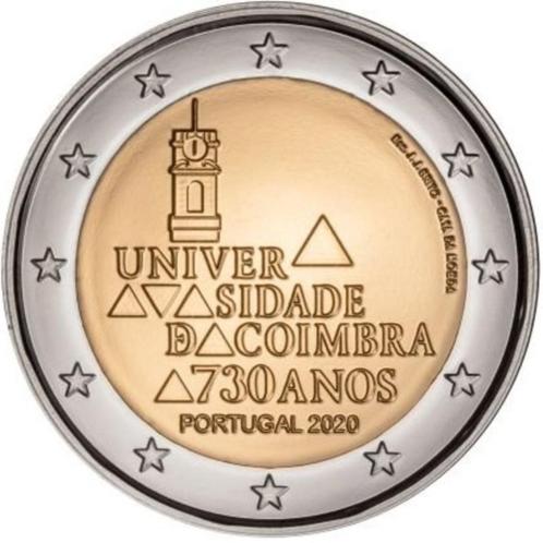 De Speciale 2 Euro PORTUGAL 2020 "Universiteit van Coimbra", Postzegels en Munten, Munten | Europa | Euromunten, 2 euro, Portugal