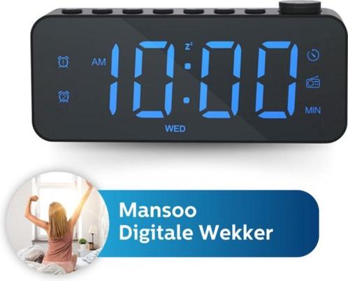 Digitale Wekkerradio, Witgoed en Apparatuur, Wekkers, Nieuw, Digitaal, Ophalen of Verzenden