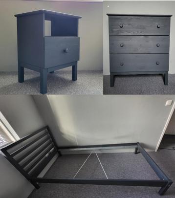 IKEA Tarva bedframe, nachtkastje & ladekast - afbeelding 1 IKEA Tarva bedframe, nachtkastje & ladekast - afbeelding 1