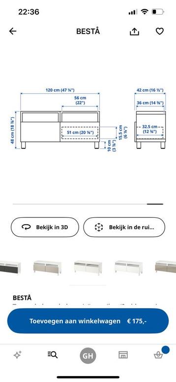 Besta (Ikea) TV meubel, in goede staat - afbeelding 5 Besta (Ikea) TV meubel, in goede staat - afbeelding 5