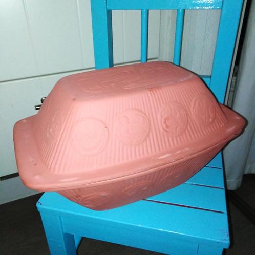 Romertopf scheurick keramik 808 W Germany, Huis en Inrichting, Keuken | Potten en Pannen, Zo goed als nieuw, Overige typen, Overige materialen
