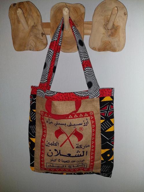 Rijst tas India Afrikaanse stof, Sieraden, Tassen en Uiterlijk, Tassen | Damestassen, Zo goed als nieuw, Ophalen of Verzenden