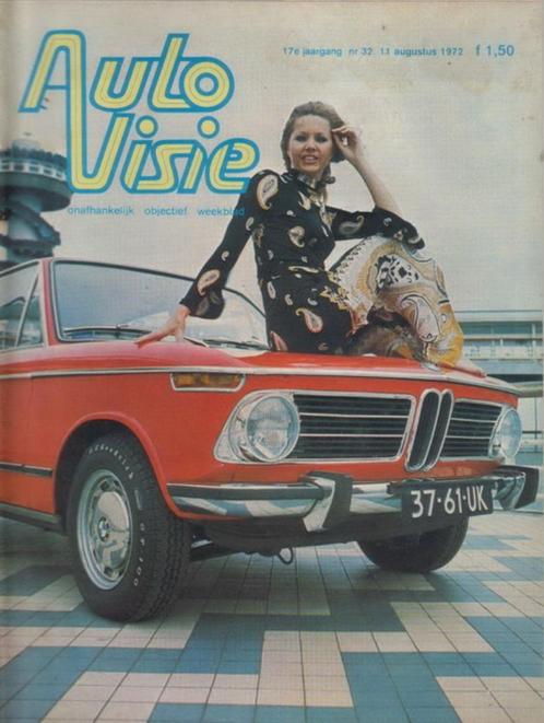 Autovisie 32 1972 : Datsun 180 B - witkar - VW Bus T2, Boeken, Auto's | Folders en Tijdschriften, Gelezen, Algemeen, Ophalen of Verzenden